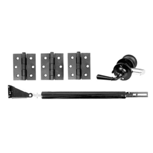 Acorn Mfg Acorn AZ1BI Screen Door Set Featuring 3 Hinges with 1 Closer and Storm Door Latch - AZ1BI