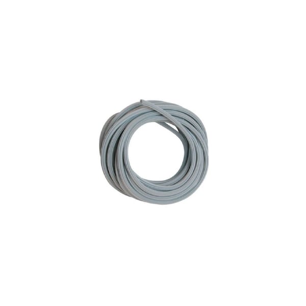 Make-2-Fit Screen Retainer Spline, 0.250 in D, 250 ft L, Vinyl, Gray, Round - P7709
