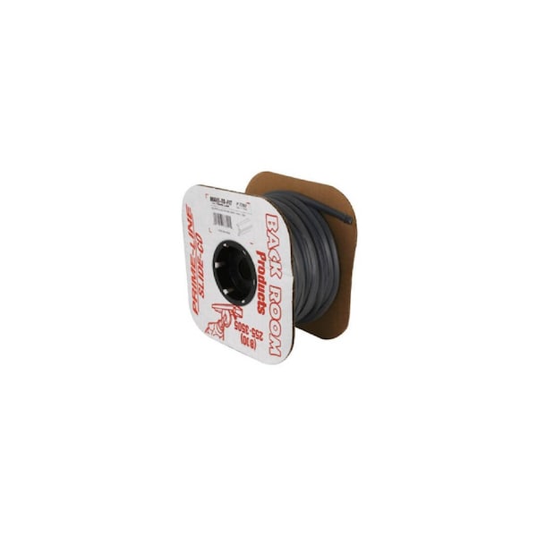 Make-2-Fit Glass Glazing Spline, 15/64 in W, 0.395 in Thick, 200 ft L, Vinyl, Gray - P 7792