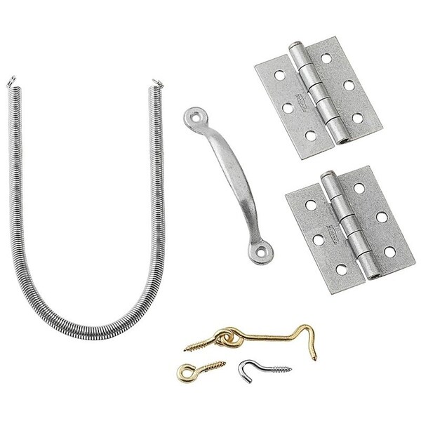 National Hardware V90 Series Door Set, Galvanized Steel - N107-490