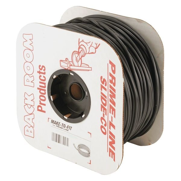 Primeline Tools Screen Retainer Spline, 0.175 in. Diameter, Black Vinyl, 500 ft. (1 Roll) - MP7580