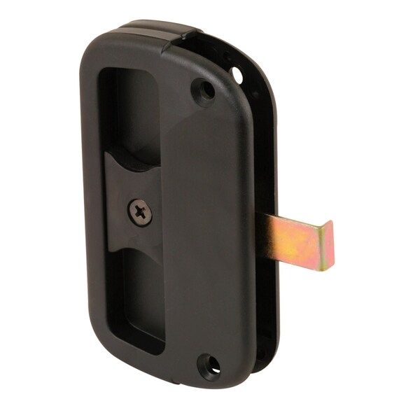 Prime-Line Prime-Line Zinc-Plated Black Plastic Sliding Door Latch 1 pk - 121997