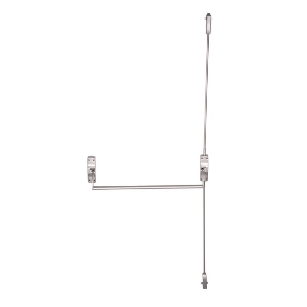 Trans Atlantic Co. 300 Series Aluminum Grade 2 Commercial 36 in. Surface Vertical Rod Crash Bar Exit Device - ED-VR331-AL