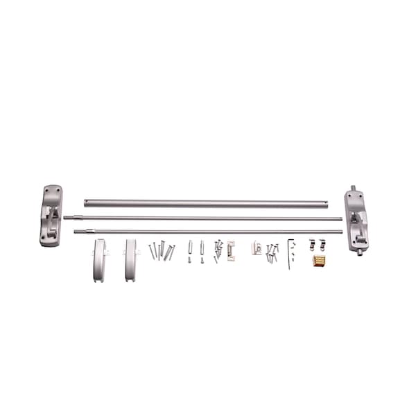Trans Atlantic Co. 300 Series Aluminum Grade 2 Commercial 36 in. Surface Vertical Rod Crash Bar Exit Device - ED-VR331-AL