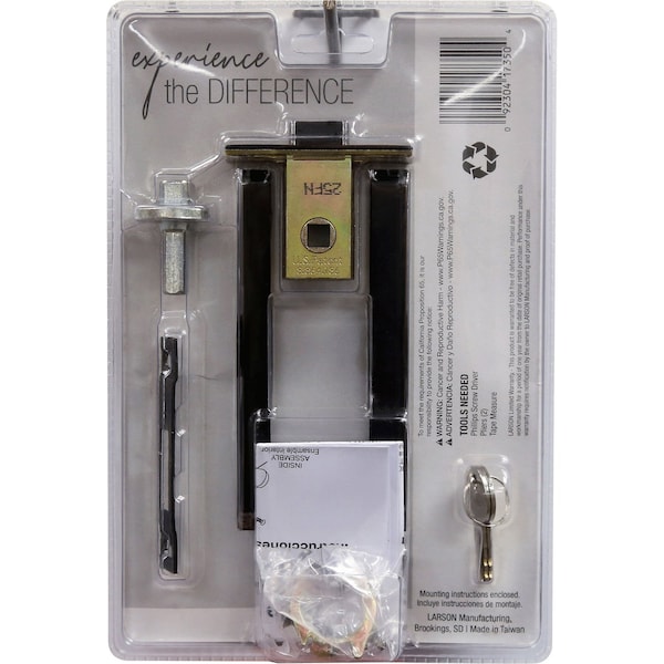 Larson Larson Age Bronze Brown Zinc Mortise Latch 1 pk - CH3025701