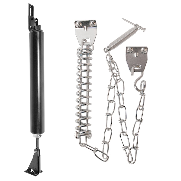 Prime-Line Screen Door Closer Kit, 10-1/2 in., Black Painted Finish Single Pack - K 5380