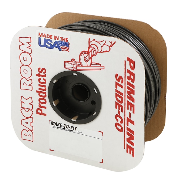 Prime-Line Screen Retainer Spline, 0.225 in., Foam, Black, 500 ft. 1 Roll - P 8131