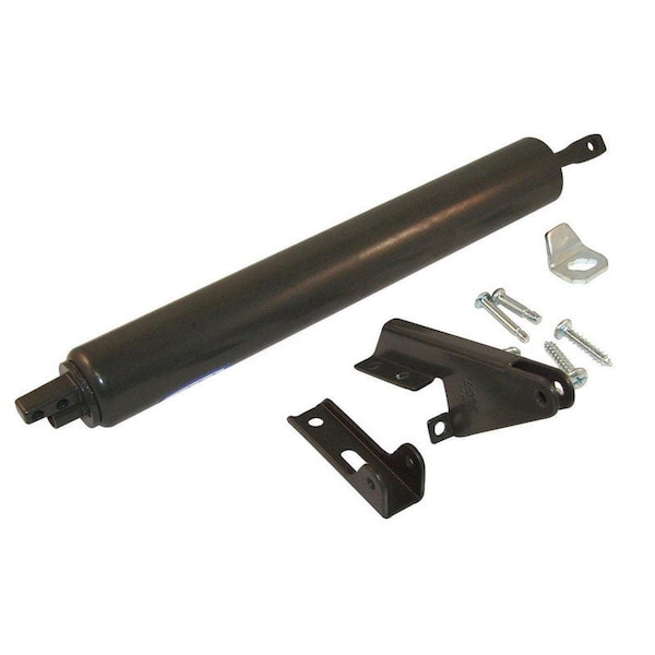 Barton Kramer Powder Coated Aluminum Pneumatic Screen Door Pneumatic Closer, Adjustable Closing Speed - 5498597