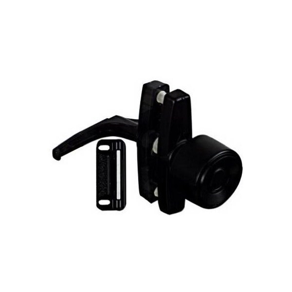 National Mfg/Spectrum Brands Hhi Sat BLK Knob Latch - N178-798