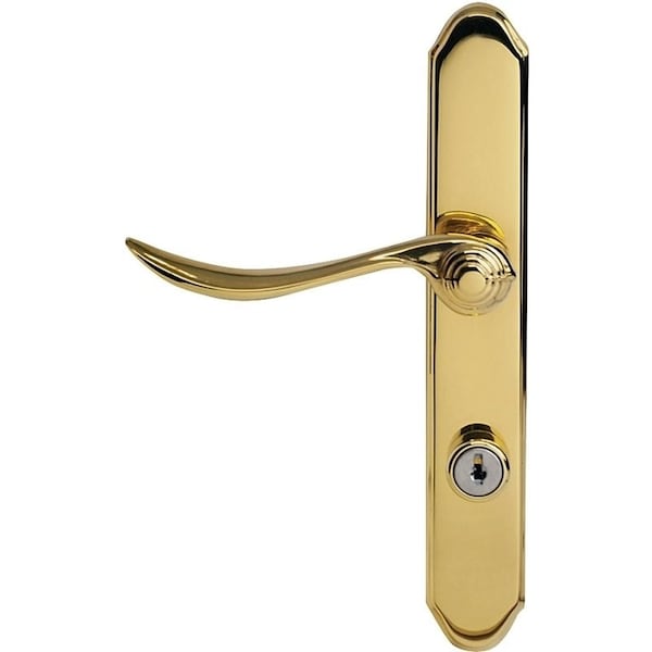 Larson Larson QuickFit 20297807 Door Handleset, Metal, Brass - 20297807