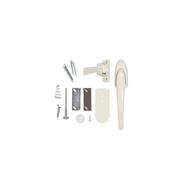 Larson Larson Euro Zinc-Plated White Zinc Lift Lever Latch 1 pk - CH4010301