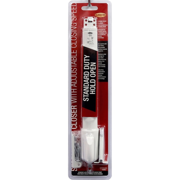 Larson Larson Standard Duty White Aluminum Pneumatic Door Closer - CH1030301