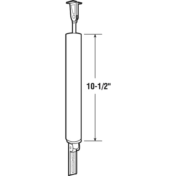 Prime-Line Screen Door Hydraulic Closer, Black Finish, 10-1/2 in. Long Single Pack - K 5059