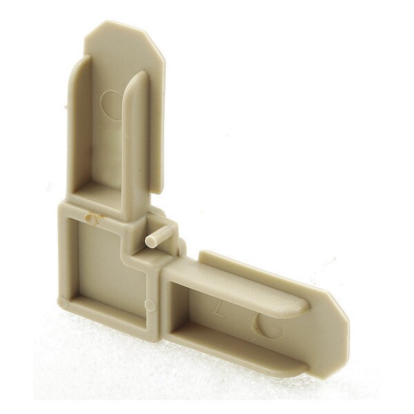 Primeline Tools Screen Frame Corner, 7/16 in. x 3/4 in., Almond (50 Pack) - MP14261-50