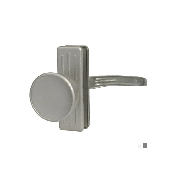 Prime-Line Tulip Knob Latch, 3 in. Mounting Holes, Aluminum (Single Pack) - K 5077