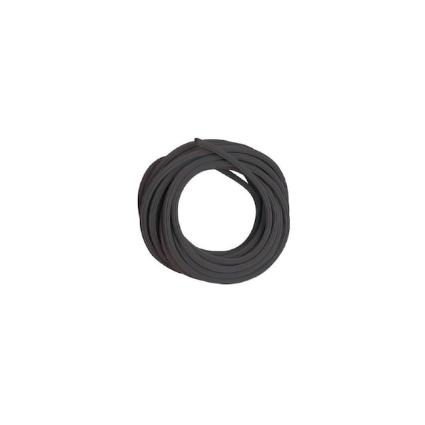 Make-2-Fit Screen Retainer Spline, 0.185 in D, 25 ft L, Vinyl, Black, Round - P7940