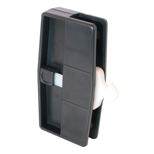 Prime-Line Prime-Line Zinc-Plated Black Plastic Latch and Pull 1 pk - 12550