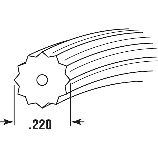 Prime-Line Screen Retainer Spline, 0.220 in., 250 foot, Black 1 Roll - P 7598