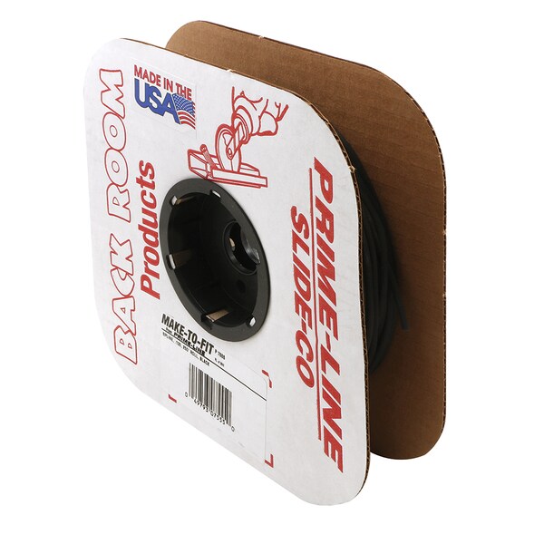 Prime-Line Screen Retainer Spline, 0.130 in., 250 foot, Black 1 Roll - P 7555