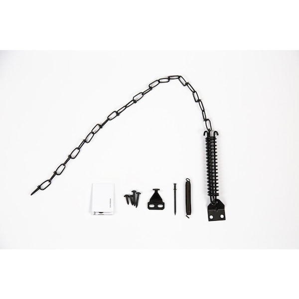 Larson Larson 24.5 in. L Zinc-Plated Black Steel Storm Door Wind Chain 9 pc - CH9010501