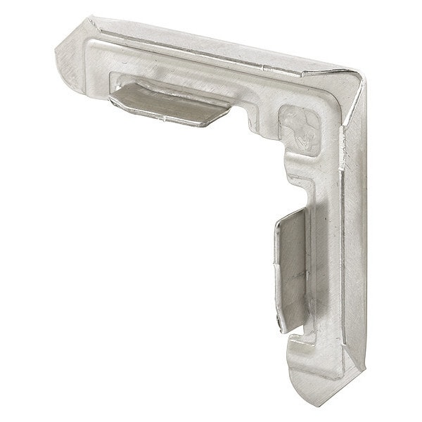 Primeline Tools Screen Frame Corners, 3/8 in., Stamped Aluminum Construction, Mill Finish (50 Pack) - MP5619