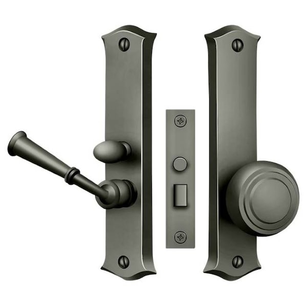 Deltana Storm Door Latch, Classic, Mortise Lock Antique Nickel - SDL688U15A