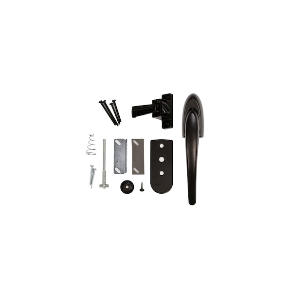 Larson Larson Euro Zinc-Plated Black Zinc Lift Lever Latch 1 pk - CH4010501
