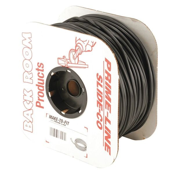 Primeline Tools Screen Retainer Spline, 0.155 in. Diameter, Black Vinyl, 500 Ft. (1 Roll) - MP7568