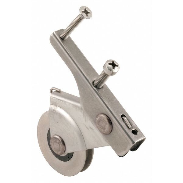 Prime-Line 1 in., Stainless Steel, Screen Door Roller Assembly, Bay Mills (2 Pack) - B 814
