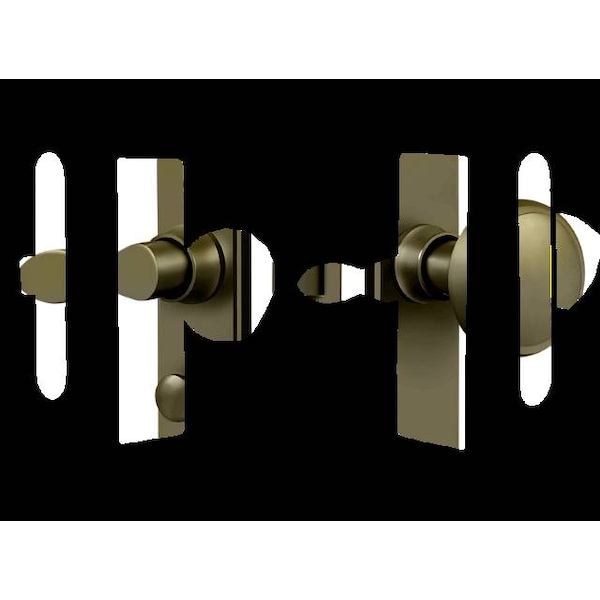 Deltana Storm Door Latch, Square, Mortise Lock Antique Brass - SDML334U5