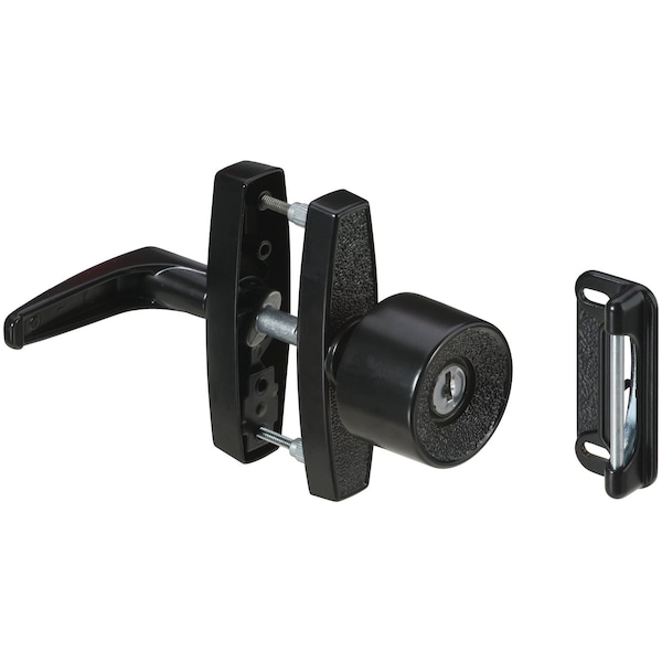 National Hardware National Hardware Black Zinc Keyed Universal Knob Latch 1 pk - N178-806