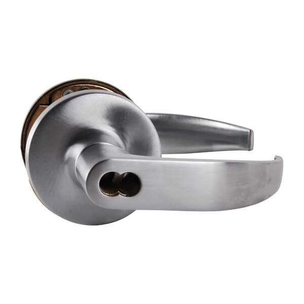 Falcon Electrified Locked Storeroom, Quantum Lever, SFIC Less Core, US26D - T881BD Q 626 24V