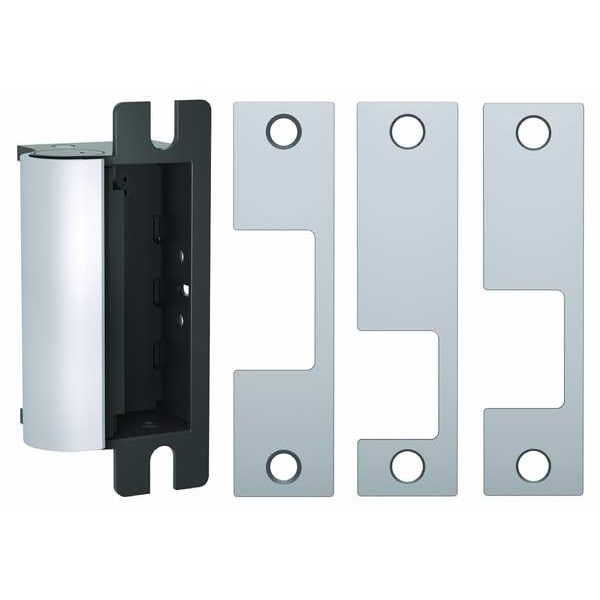 Hes Electric Door Strike, Stainless Steel, Dull Stainless Steel, Includes: (3) Faceplates, Strike Body - 1006CLB