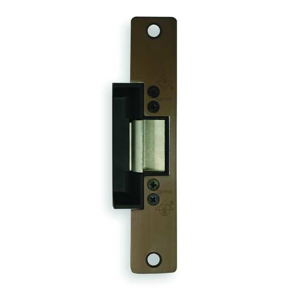 Adams Rite Electric Door Strike, Steel, Dark Bronze, For Use With: Cylindrical Locksets with Deadlatches - 7130-540-313-00