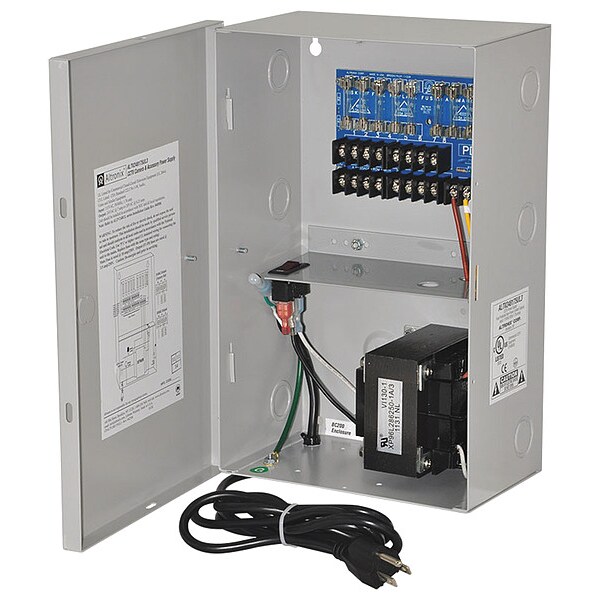 Altronix Power Supply 8 Fuse 24Vac at 7A Line Cord - ALTV248175UL3