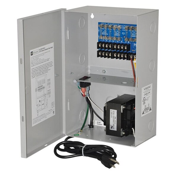 Altronix Power Supply 8 Fuse 24Vac at 7A Line Cord - ALTV248175UL3