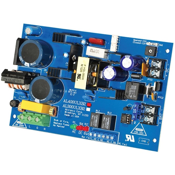 Altronix Power Supply, 12VDC at 4A or 24VDC at 3A - AL400ULXB2