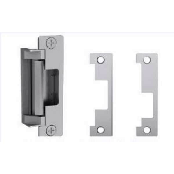 Hes Electric Door Strike, Stainless Steel, Satin Stainless Steel - 4500C-12/24-630