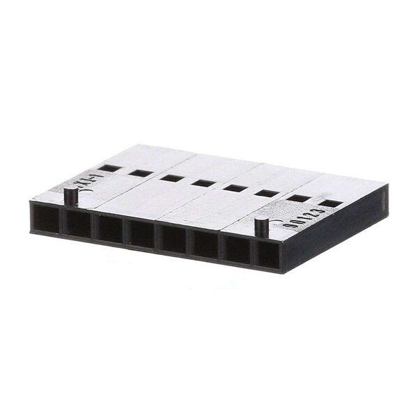 Molex Board Connector, 8 Contact(S), 1 Row(S), Female, 0.1 Inch Pitch, Crimp Terminal, Locking, Black - 901230108