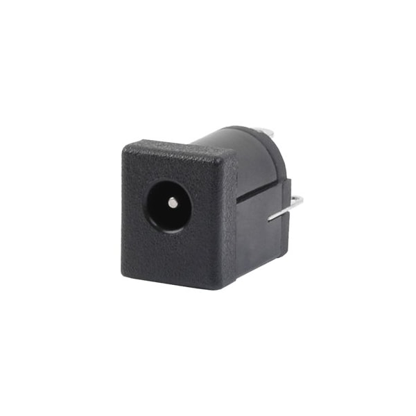 Cui Devices Dc Power Connectors 1.0 X 3.8 Mm, 2.0 A, Vertical, Through Hole, Dc Power Jack Connector - PJ-055C