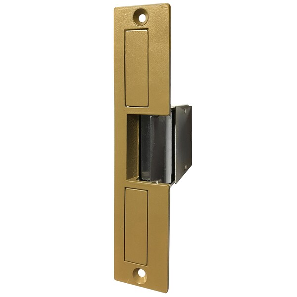 Trine Trine 00 Series Electric Strikes, 8-16 VAC/4-6 VDC, Sprayed Brass - 004-8-16AC/4-6DC