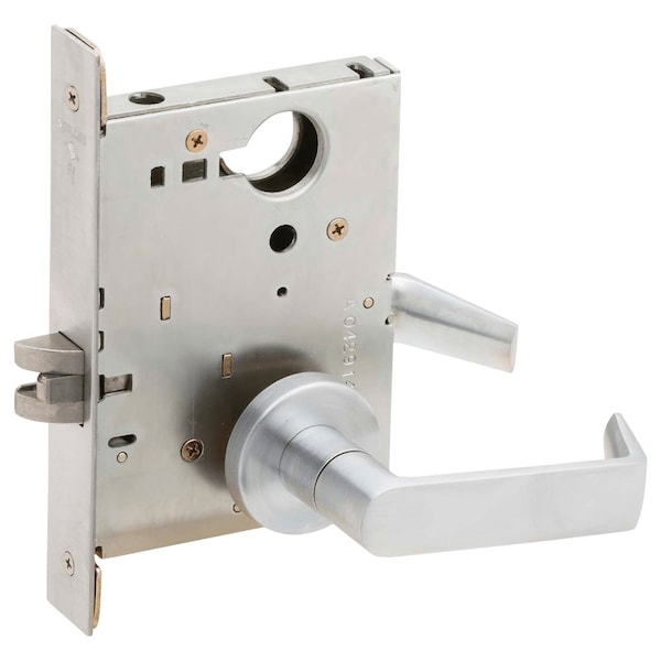 Schlage Grade 1 Fail Secure Electric Mortise Lock, Less Cylinder, 06 Lever, A Rose, Satin Chromium Plated Fi - L9092EUL 06A 626