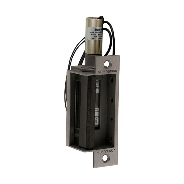 Von Duprin Grade 1 Electric Strike, Fail Secure Electrically Unlocked 12 VDC, 4-7/8-in x 1-1/4-in Faceplate,  - 6210 12V 32D DS