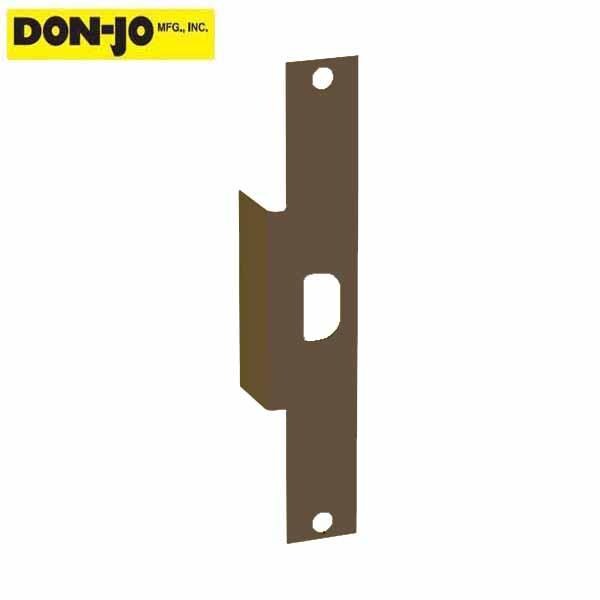 Don-Jo Don-Jo: Electric Strike Filler Plate 9" x 1 3/8", Duro Coated - DNJ-AF-291-DU
