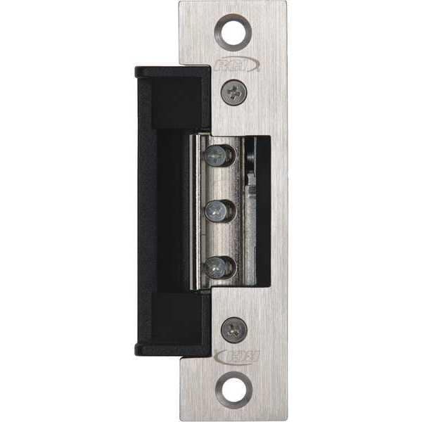 Rutherford Electric Door Strike, Stainless Steel, Brushed, For Use With: Mortise/Cylindrical Locksets - 7314-09 32D