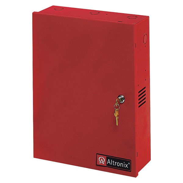 Altronix Power Supply 5 Fuse 24VDC at 10A, Red - AL1024ULMR