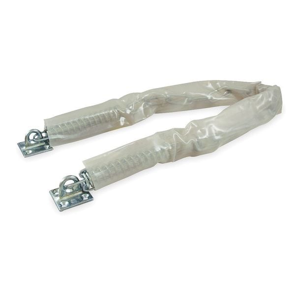 Zoro Select Crash Chain, 30-1/2 In L, Silver - 1XMK8