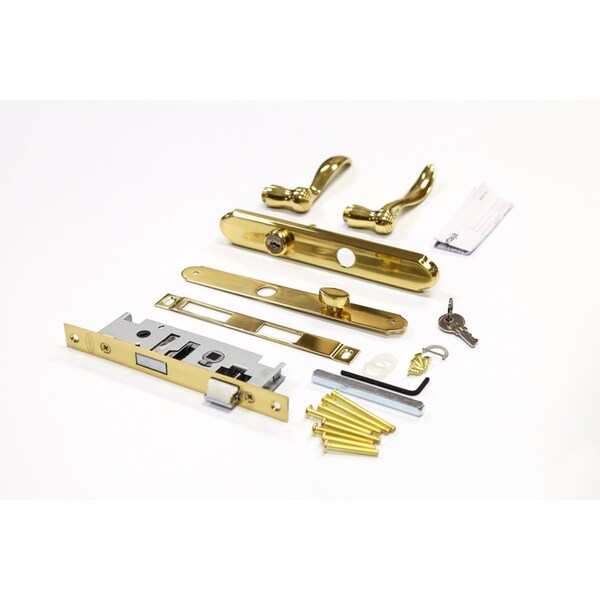Larson Larson Screen Away Bright Brass Gold Zinc Mortise Latch 1 pk - CH3040701