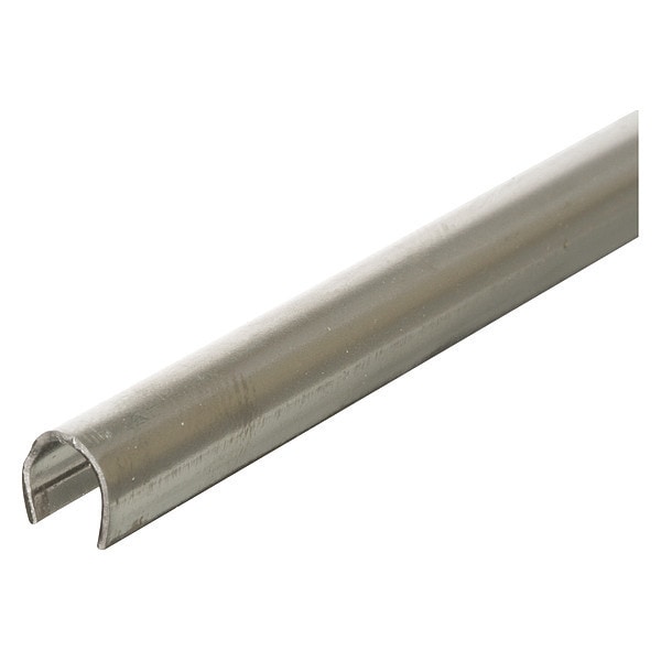 Primeline Tools Track Repair Cap, 96 in., Stainless Steel, 3/16 in. x 96-in. x 1/4 in. (5 Pack) - MP1579
