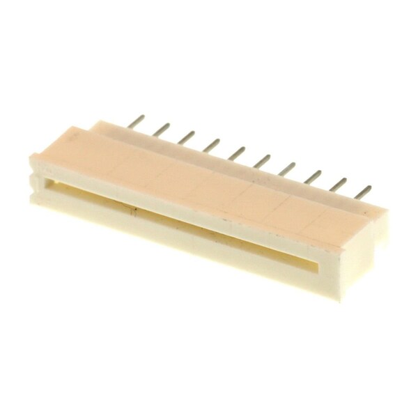 Molex Ffc/Fpc Connector, 20 Contact(S), 1 Row(S), Female, Straight, 0.049 Inch Pitch, Solder Terminal,  - 39532205